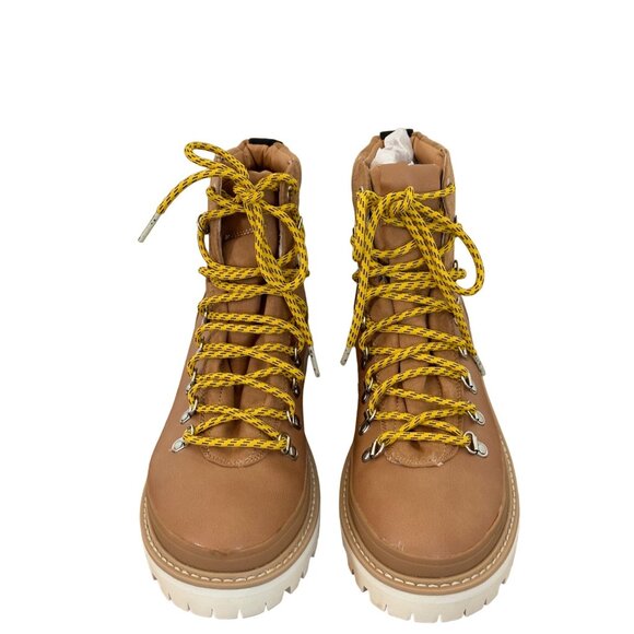 Cool Planet Size 10 by Steve Madden Womens Lace Up Tan Boots - Picture 2 of 9